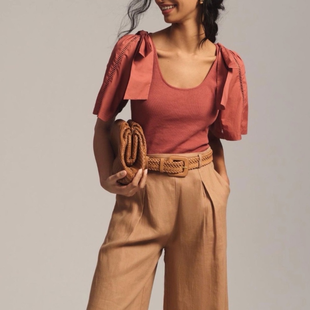 NWT Dolan by Anthropologie Bow Tie Top